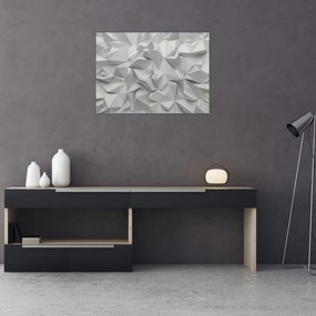 Tablou pe sticlă cu abstracție (70x50 cm)