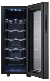 Frigider pentru vinuri Zilan ZLN4682 Negru, 33L, 50W, iluminare interioara
