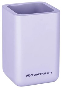 Suport pentru periuța de dinți mov din polirășină Tom Tailor T-Rounded – Wenko