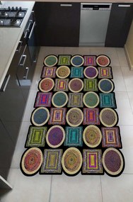 Covor Bucatarie HMNT959, Poliester, 60x100 cm, Multicolor