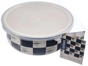 Orion Bol smaltat cu capac UH Șah Lem, diametru 19cm
