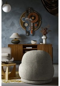 Fotoliu gri/maro Ovo – Miuform