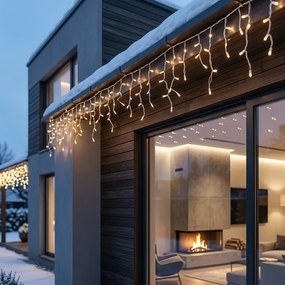 BRILAGI - LED de exterior ghirlandă de Crăciun 1080xLED/8 funcții 33m IP44 alb cald țurțuri