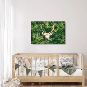 Tablou detaliu cu cap de căprioară (90x60 cm)