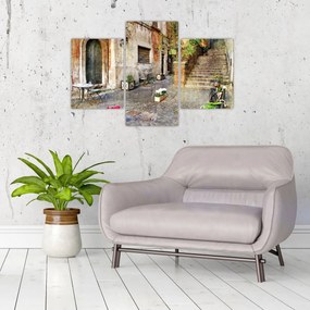 Tablou - Străzile vechi din Roma (90x60 cm)