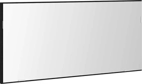 vidaXL Oglindă Stejar negru 80 x 37 cm Sticlă și Lemn Ingineresc