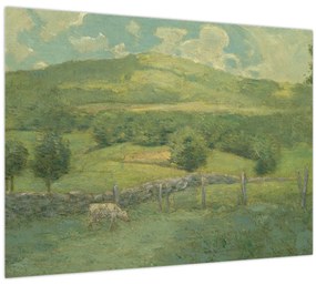 Tablou pe sticlă - Julian Alden Weir, Obweebetuck, reproducere (70x50 cm)