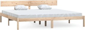 vidaXL Cadru de pat Super King, 180x200 cm, lemn masiv de pin