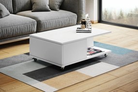 MAT-VIENNA măsuță de cafea, mat alb