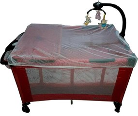 Patut Pliant, Tarc copii Baby Care™ NEST, Pliabil pe 2 Niveluri cu muzica si Masa infasat, Jucarie Carusel cu jucarii din plus, geanta transport