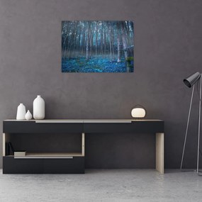 Tablou pe sticlă - Pădurea magică (70x50 cm)