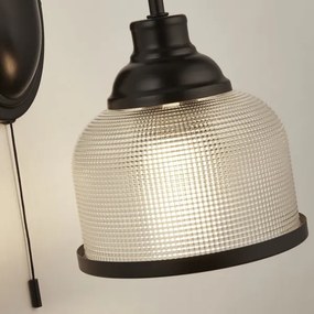 Lampă de perete Searchlight 2671-1BK HIGHWORTH 1xE27/60W/230V negru