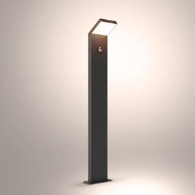Brilagi - Lampă LED de exterior RIANO cu senzor, 8W, 230V, antracit, IP65, 80 cm