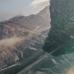 Tablou - Lake Prags (cu ceas) (90x30 cm)