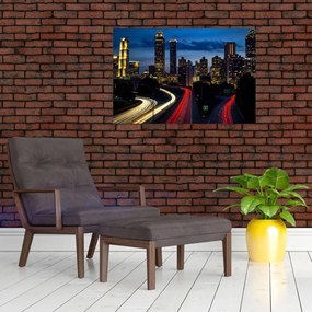 Tablou - Oraș de noapte (90x60 cm)