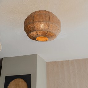 Plafoniera orientala neagra cu frânghie - Riki