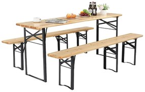 Set berarie din lemn din 3 piese