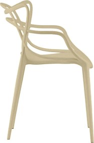 Scaun din plastic bej KATO