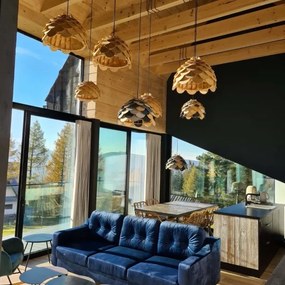 Lustră suspendată pe cablu BURGO 1xE27/60W/230V, diametru 50 cm