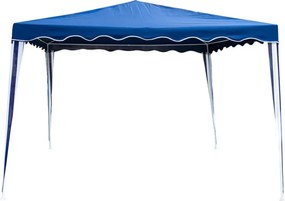 Pavilion de gradina Muhler G1015 300x300x250 cm, Structura din otel, Albastru