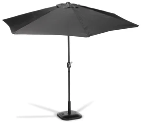 Umbrelă de soare fără suport Bonami Essentials Sun, ø 300 cm, negru