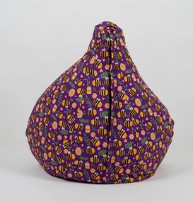 Fotoliu puf copii, Nirvana Light Pufrelax, Material Impermeabil, Beehive