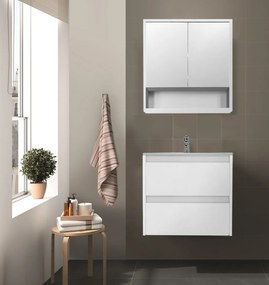 Mobilier complet de baie Porto 60, alb