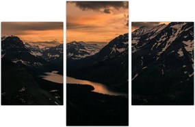 Tablou - Lac între munți (90x60 cm)