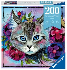 PUZZLE OCHI DE PISICA, 200 PIESE - RAVENSBURGER (RVSPA12960)