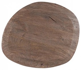 Masă de cafea, maro rustic, D50 cm, Stanley, Bizzotto