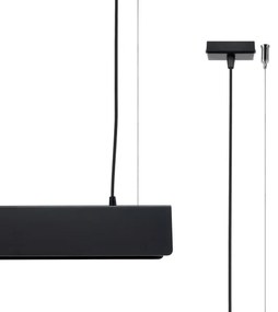 Lustră LED pe cablu Sollux SL.1395 SPARK 1xG13/8,5W/230V negru