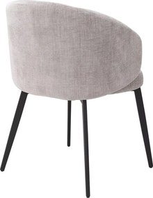 Set de 2 scaune cu brate design LUX Lloyd, sisley gri 115993 HZ