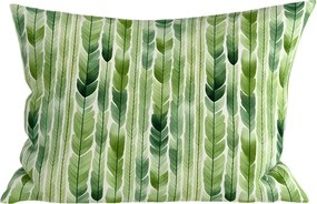 Set lenjerie de pat din polibumbac GREEN TREES POLY verde + fata de perna 50 x 70 cm GRATUIT