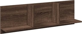 vidaXL Dulap de perete, stejar maro, 100x16,5x30 cm, lemn prelucrat