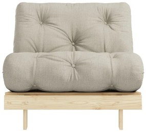 Fotoliu grej extensibil cu tapițerie din in Roots – Karup Design