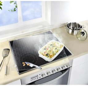 WENKO 2511910800 - Placă de acoperire 50 x 56 cm, transparentă/gri