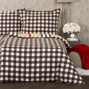 Lenjerie flanelă 4Home Cub, 220 x 200 cm, 2 buc. 70 x 90 cm, 220 x 200 cm, 2 buc. 70 x 90 cm