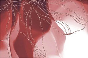 Tablou - Floare abstractă roșie N⁰1 (90x60 cm)