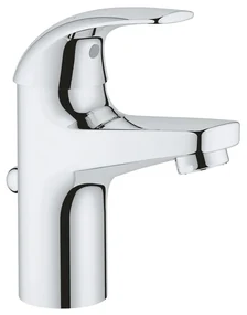 Baterie lavoar monocomanda Grohe Baucurve crom lucios cu ventil