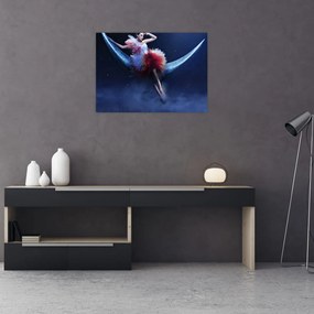 Tablou pe sticlă - Frumusețe pe lună (70x50 cm)