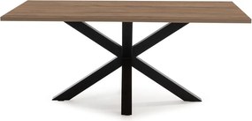 Masă de dining cu blat cu aspect de lemn de nuc 100x180 cm Comba – Marckeric