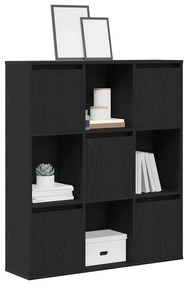 vidaXL Bibliotecă Stejar negru 89x24x101,5 cm Lemn prelucrat