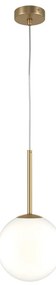 Lustra, Pendul design modern Basic form auriu, diametru 20cm