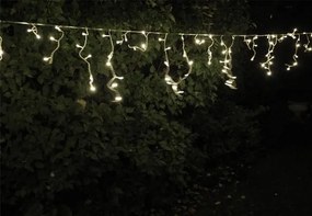 Instalație luminoasă Crăciun, tip perdea ploaie, - 5 m, 144 LED, alb rece