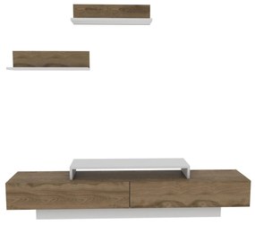 Mobilier living Lusalona (alb + Stejar). 1107304
