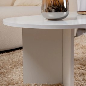 Masă de cafea Sable White