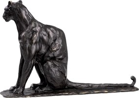 Statueta decorativa din bronz Panther