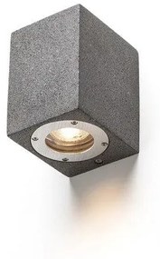 Aplica din beton cu priza KANE I de perete beton/decor gramit intunecat 230V LED GU10 5W IP65