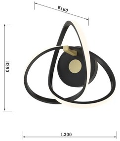 Aplică LED INDIGO Wofi 4134-104 LED/14W/230V