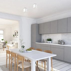 Spot aplicat design minimalist Kobald alb mat